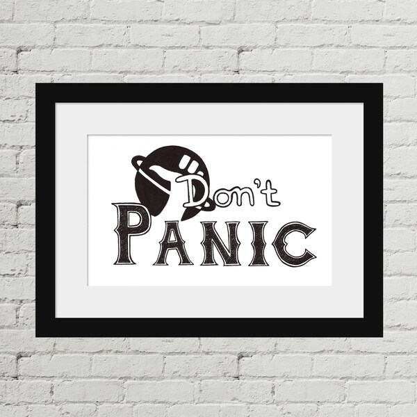 Douglas Adams Quote - Etsy