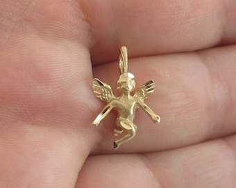 14k geelgoud beschermengel