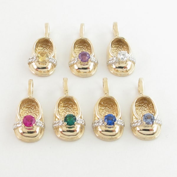 Baby Shoe Charm Etsy