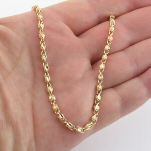 14k Solid Yellow Gold Turkish Link 