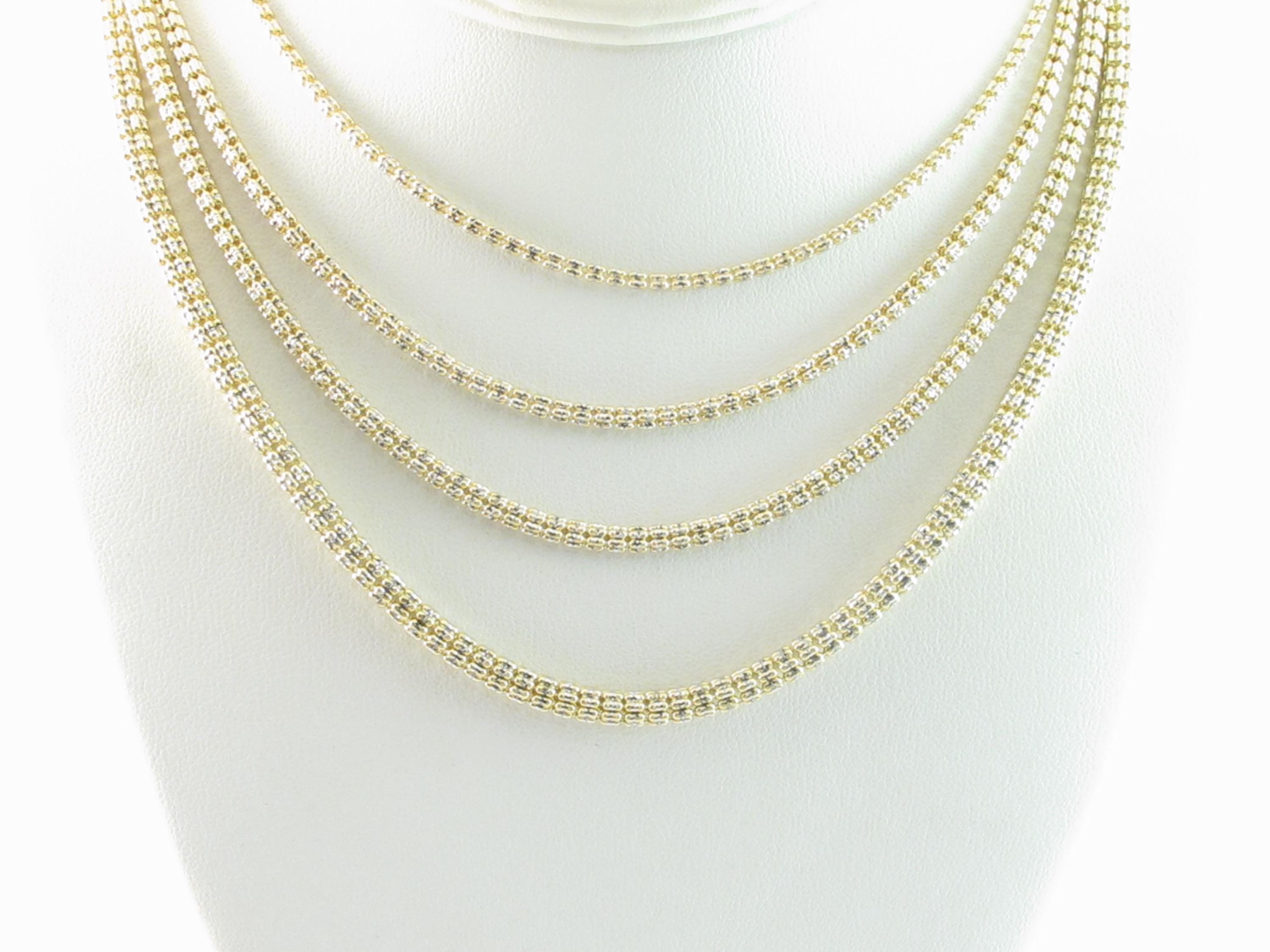 Glitter アイスチェーン ネックレス Iced Out Chain | Glitter