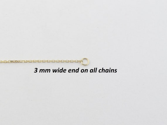 Details about 14 k Solid Yellow Gold 1.5 mm Light Cable Chain Necklace 16" 18" Lobster Clasp Details about 14 k Solid Yellow Gold 1.5 mm Light Cable Chain Necklace 16" 18" Lobster Clasp