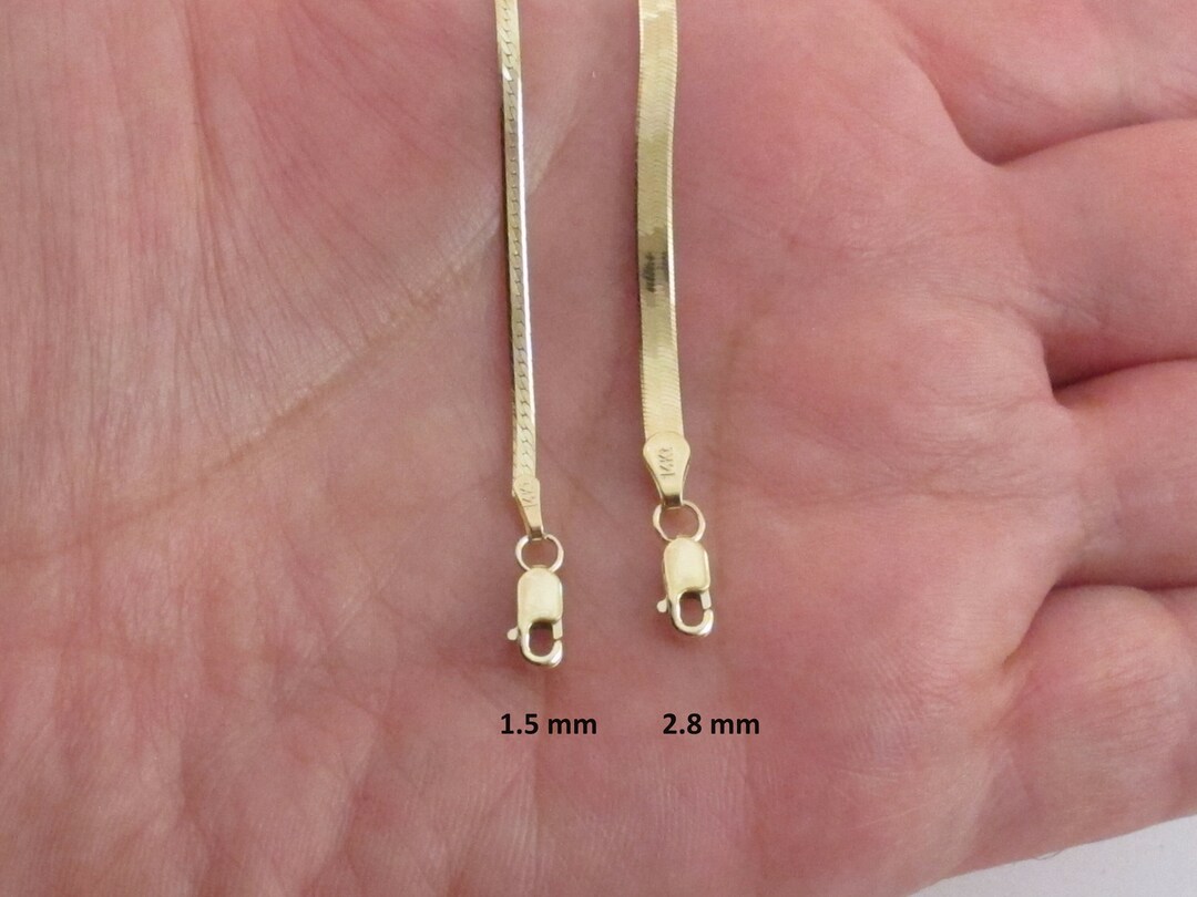 Collana Singapore Catena Oro 585 1,5 MM 40 CM Giallo - Foto 5