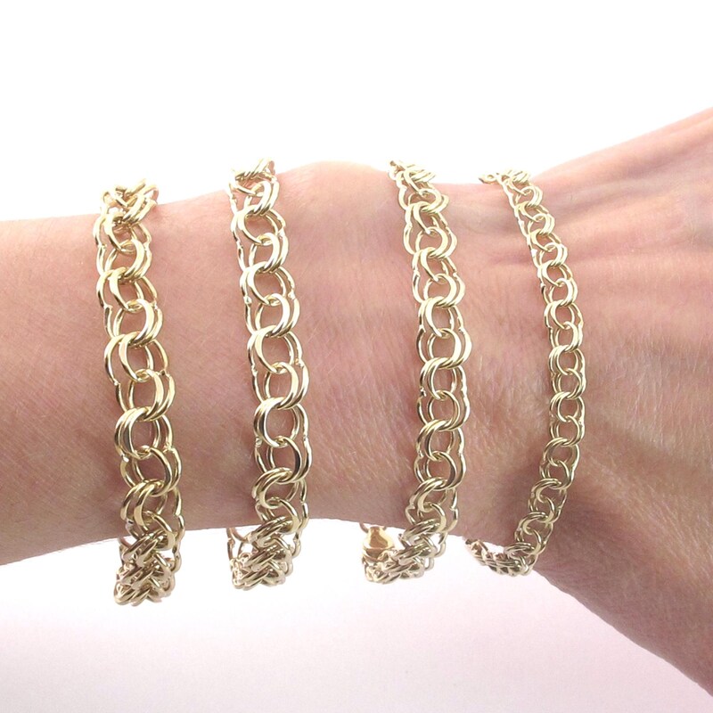 Gold Tone Charm Bracelet main image 0