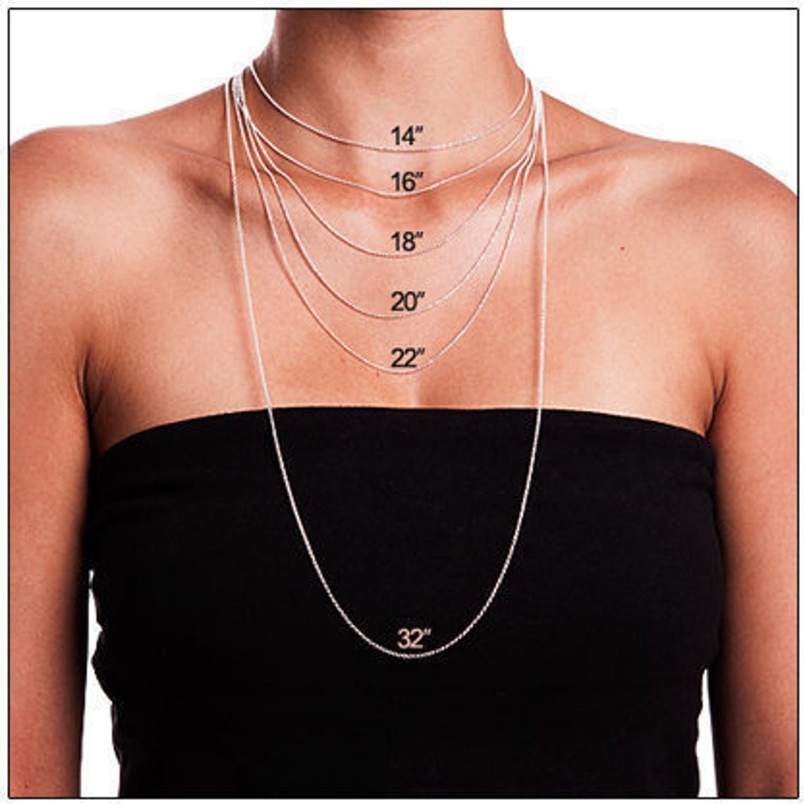 14k White Gold Singapore Chain 16 18 20 - Etsy