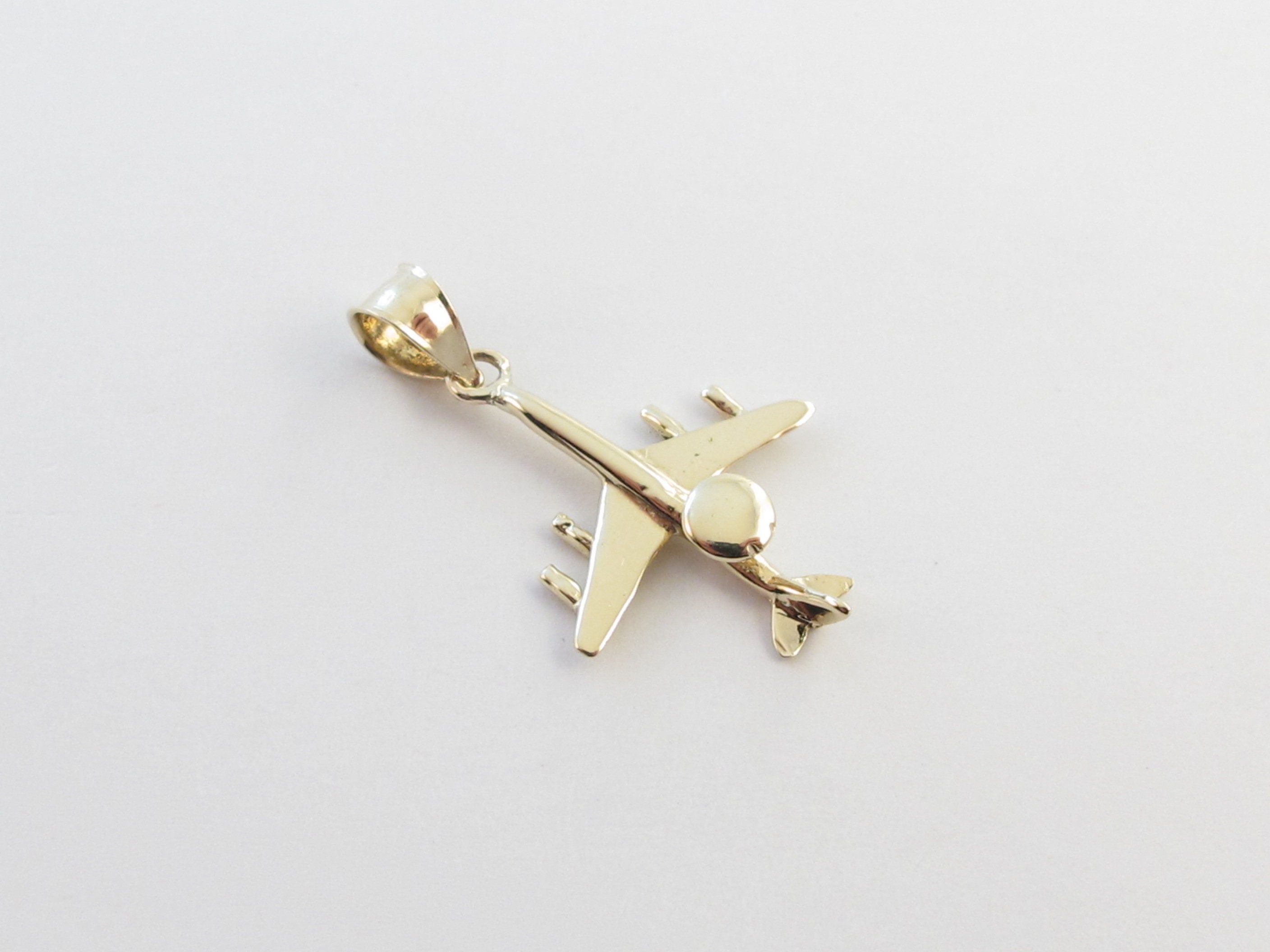 14 k pendentif en breloque avion Awacs or jaune 14 k pendentif en breloque breloque en avion Awacs or jaune 14c7c4