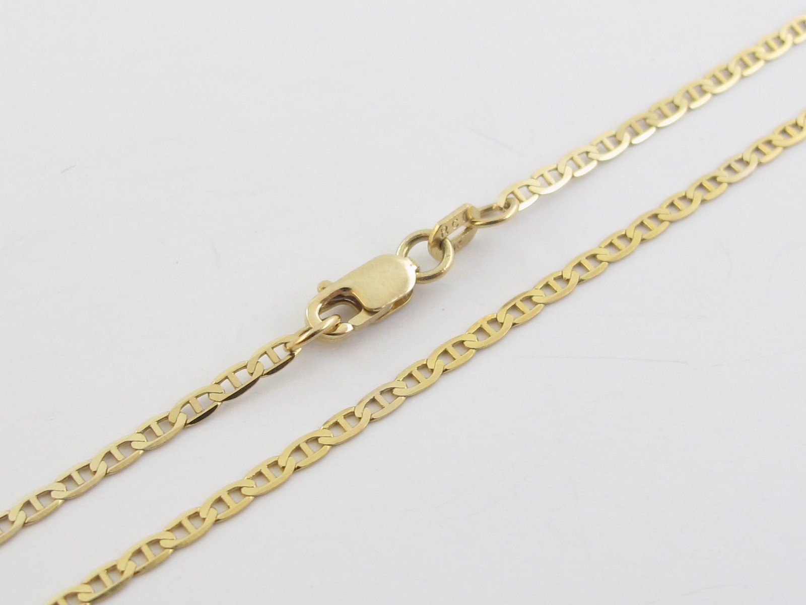 14k Yellow Gold Anchor Link Chain 