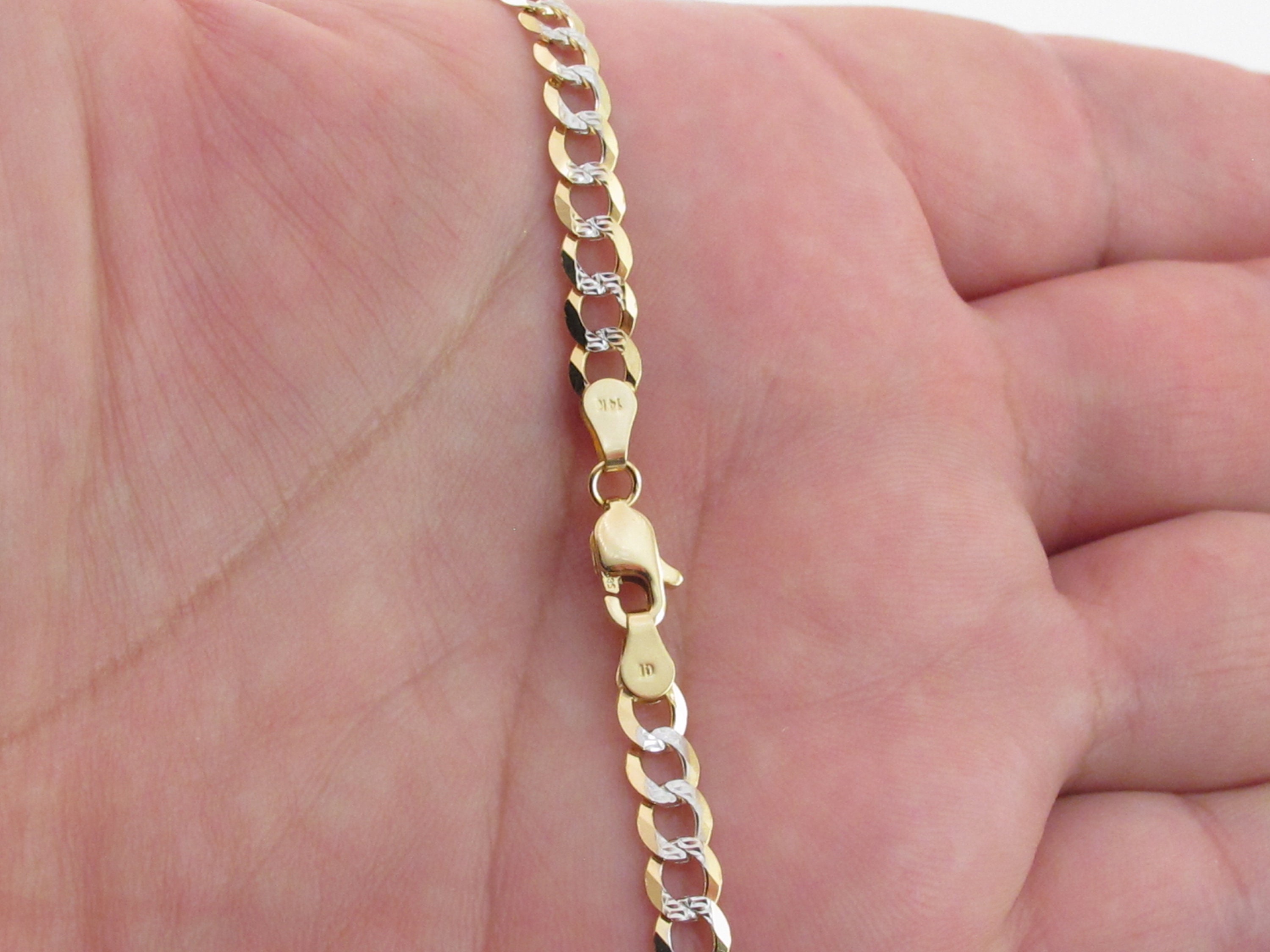 Solid Cuban Link Chain 14k Yellow and White Gold 18 20 22 24 2.6, 3.2 , 3.6 , 4.6 , 5.7 Mm Wonderful Unisex Diamond Cut Chain - Etsy Solid Cuban Link Chain 14k Yellow and White Gold 18 20 22 24 2.6, 3.2 , 3.6 , 4.6 , 5.7 Mm Wonderful Unisex Diamond Cut Chain - Etsy