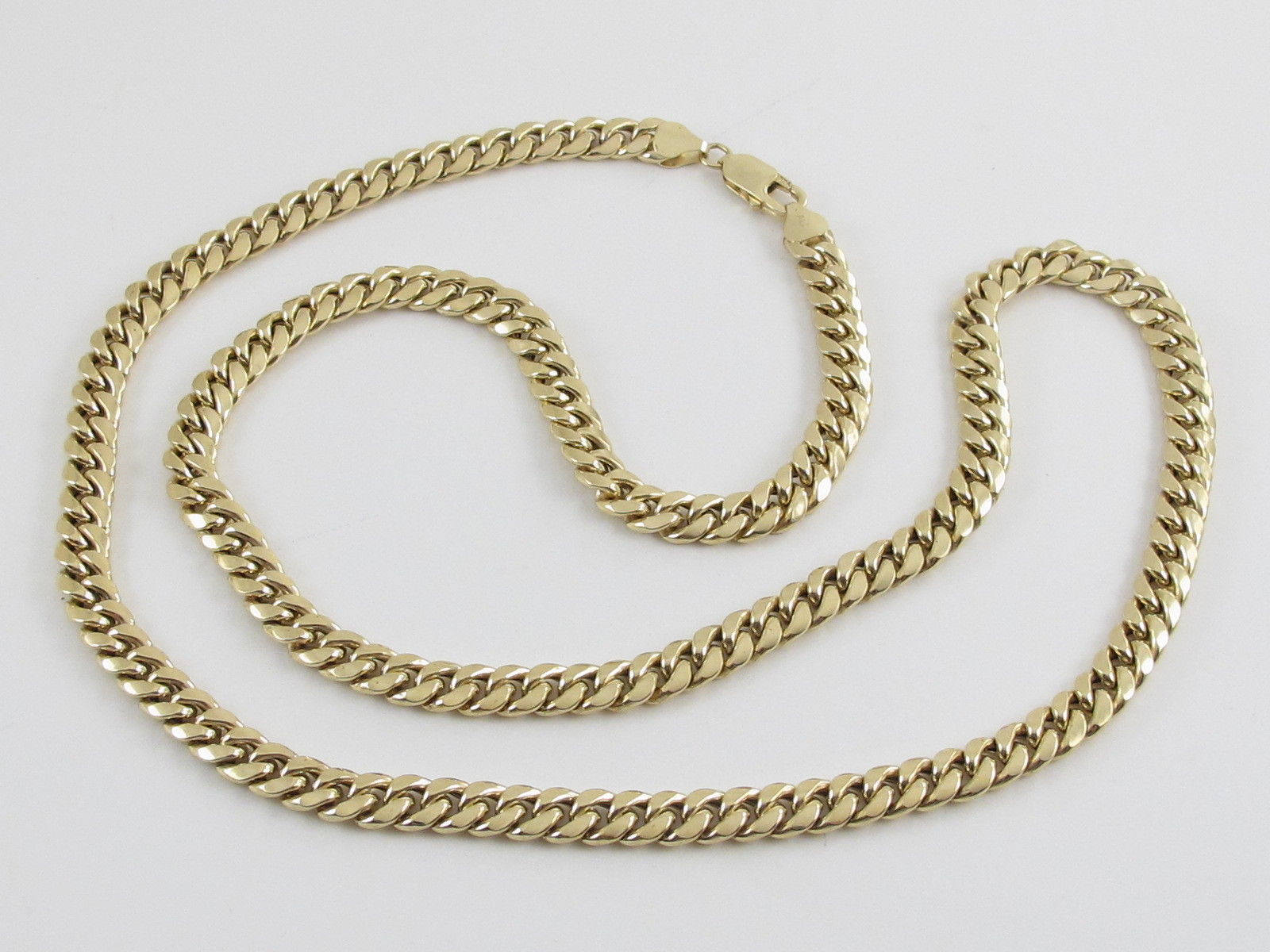 10K Yellow Gold Hollow Miami Cuban Link 