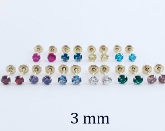 Orecchini A Cerchio Bold Sparkle Medium In Oro 14kt - Foto 6