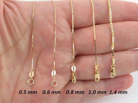 Chain Necklace in Yellow Gold, 18