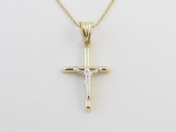 14k Yellow and White Gold Children's 