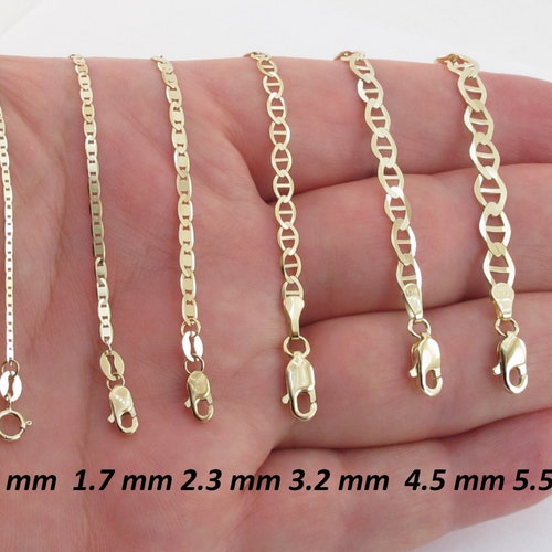 Floreo 10k Yellow Gold and White Gold (2mm, 2.5mm, 3.2mm, 4mm, 5mm, 6mm