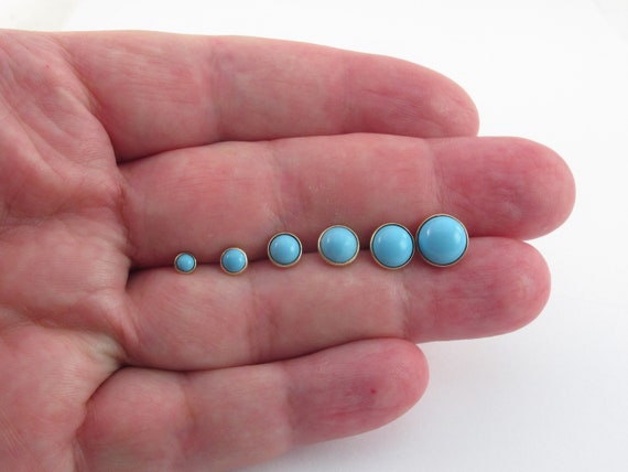 Orecchini Cerchietti Con Pietra Da Bambino/a In Oro 18 Carati Diametro: 8 Mm 1,4g - Foto 3