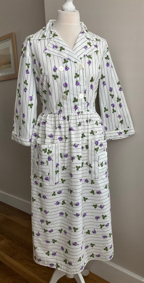 Pretty original 1950s Day Dress - image 5