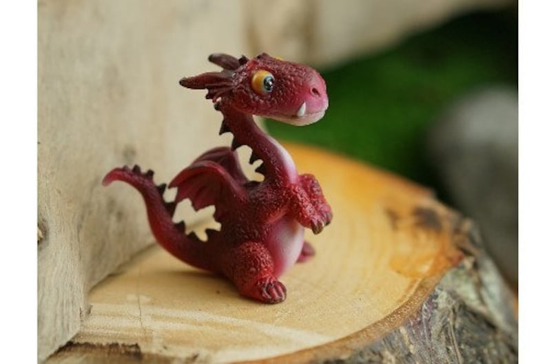 Miniature FAIRY GARDEN Standing Dragon Figurine