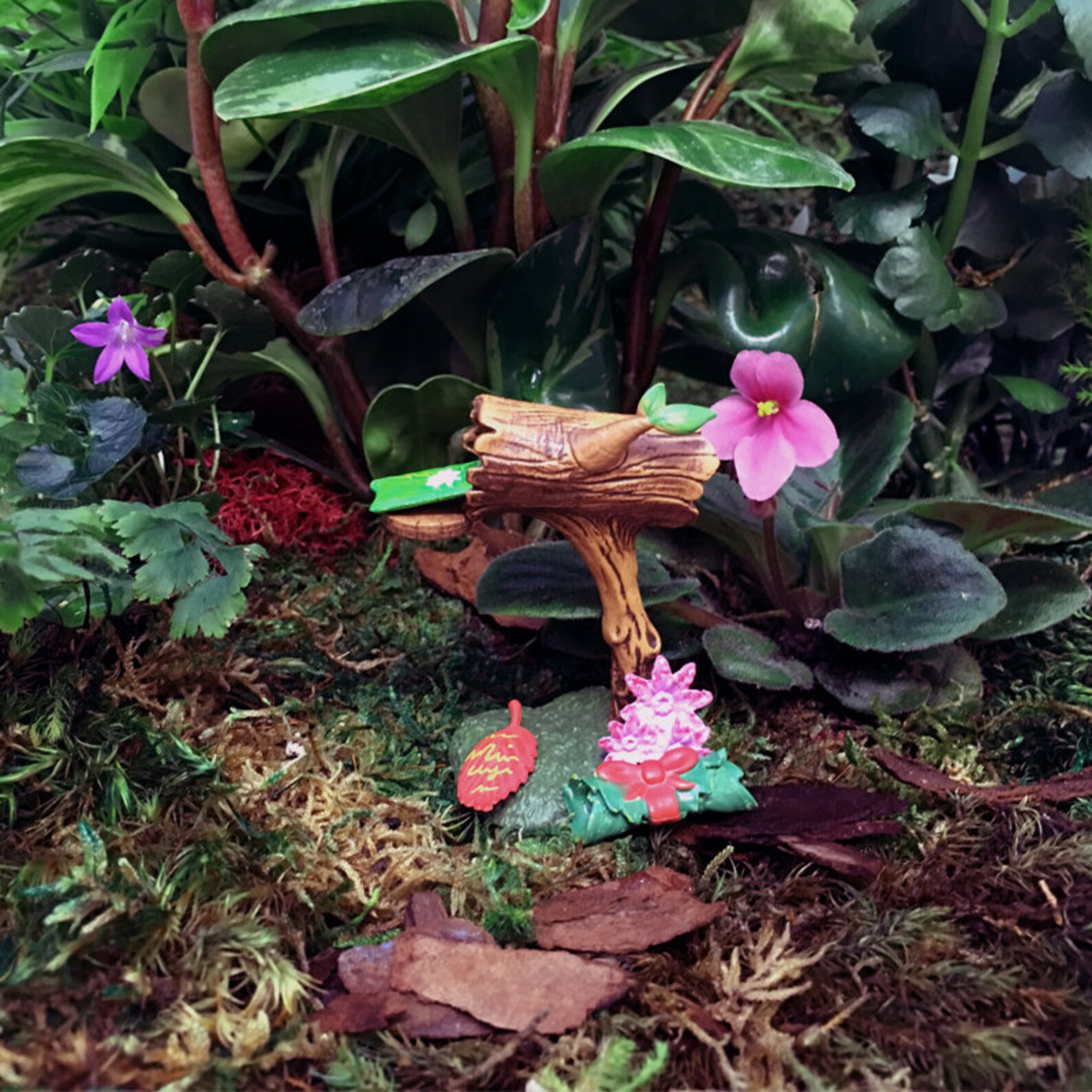 Hadas de flores de jardín secreto Buzón de correo & Notas | Etsy