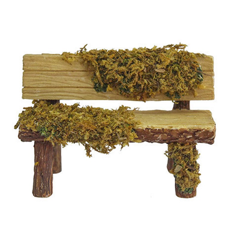 miniature garden bench