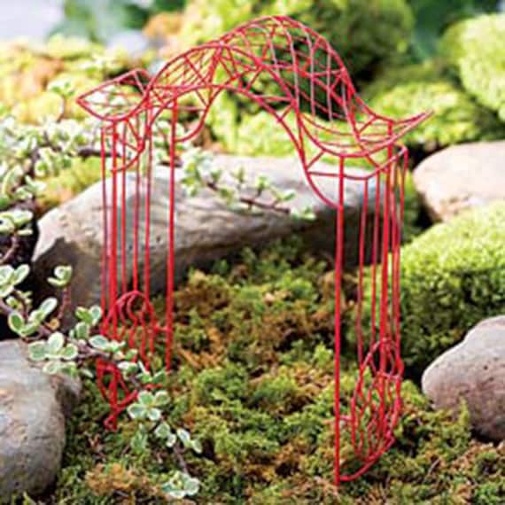 Fairy Garden Mini Zen Garden Arbor Miniature Supplies Etsy