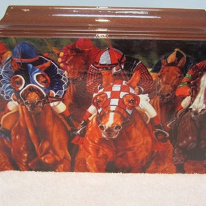203 Horse Racing Adult Funeral Memorial Cremation Urn