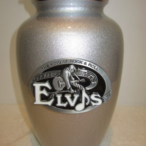 825 Elvis Adult Metal Cremation Funeral Urn