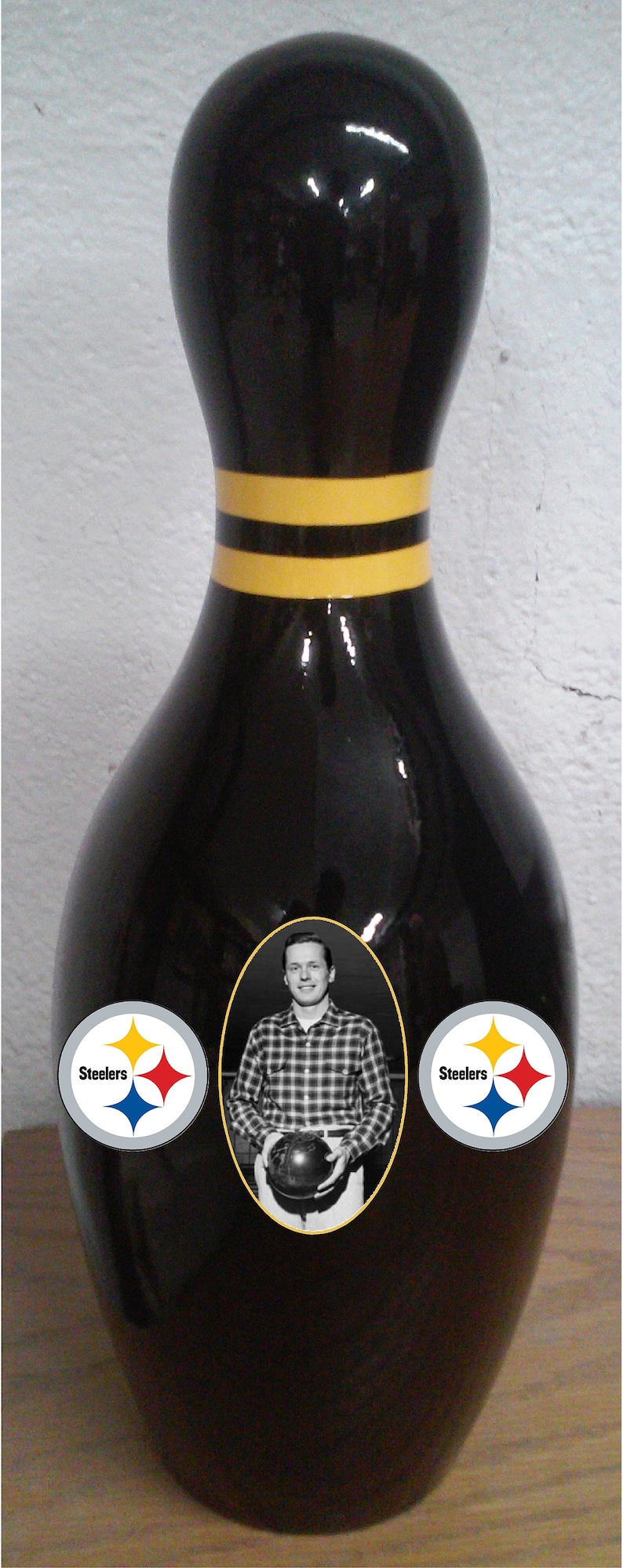 Custom Team Colors Bowling Pin Adult Cremation Urn Etsy