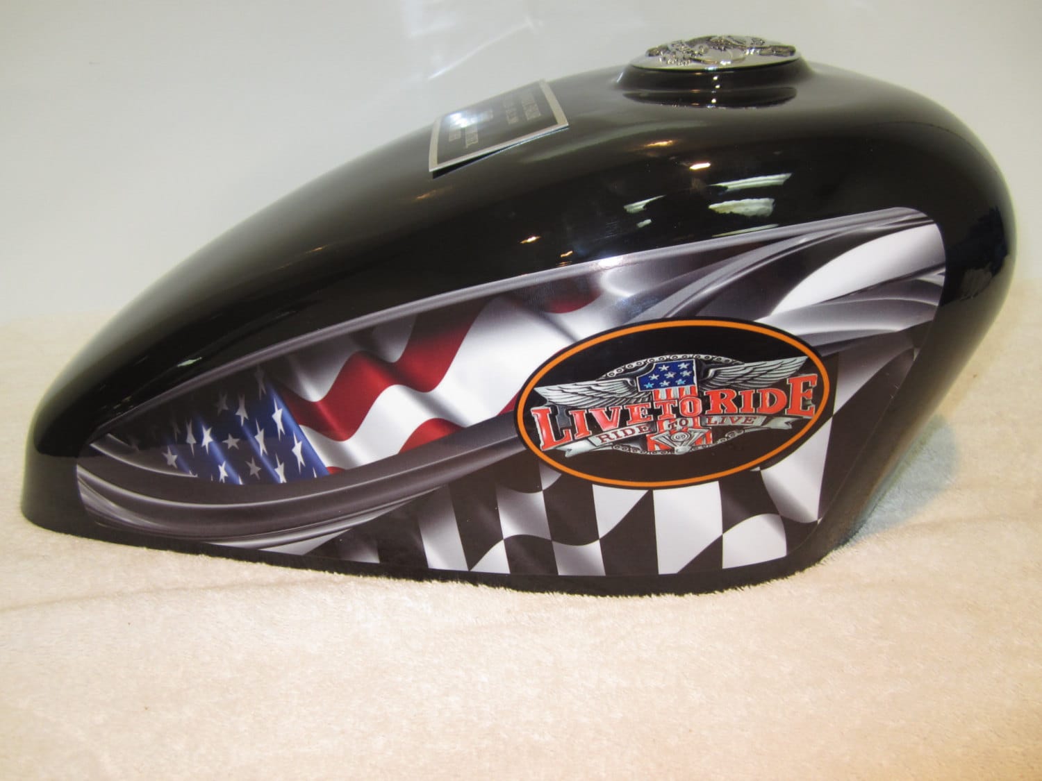 Gas Tank Paint Flame