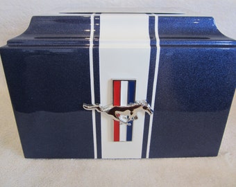 222 Ford Mustang Car Funeral Memorial Adult Cremation Urn