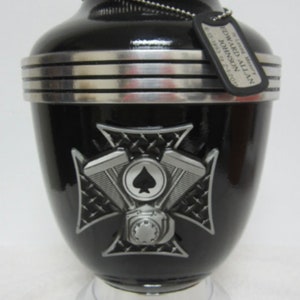 329 Ace of Spades Motorcycle Biker Memorial Cremation Urn