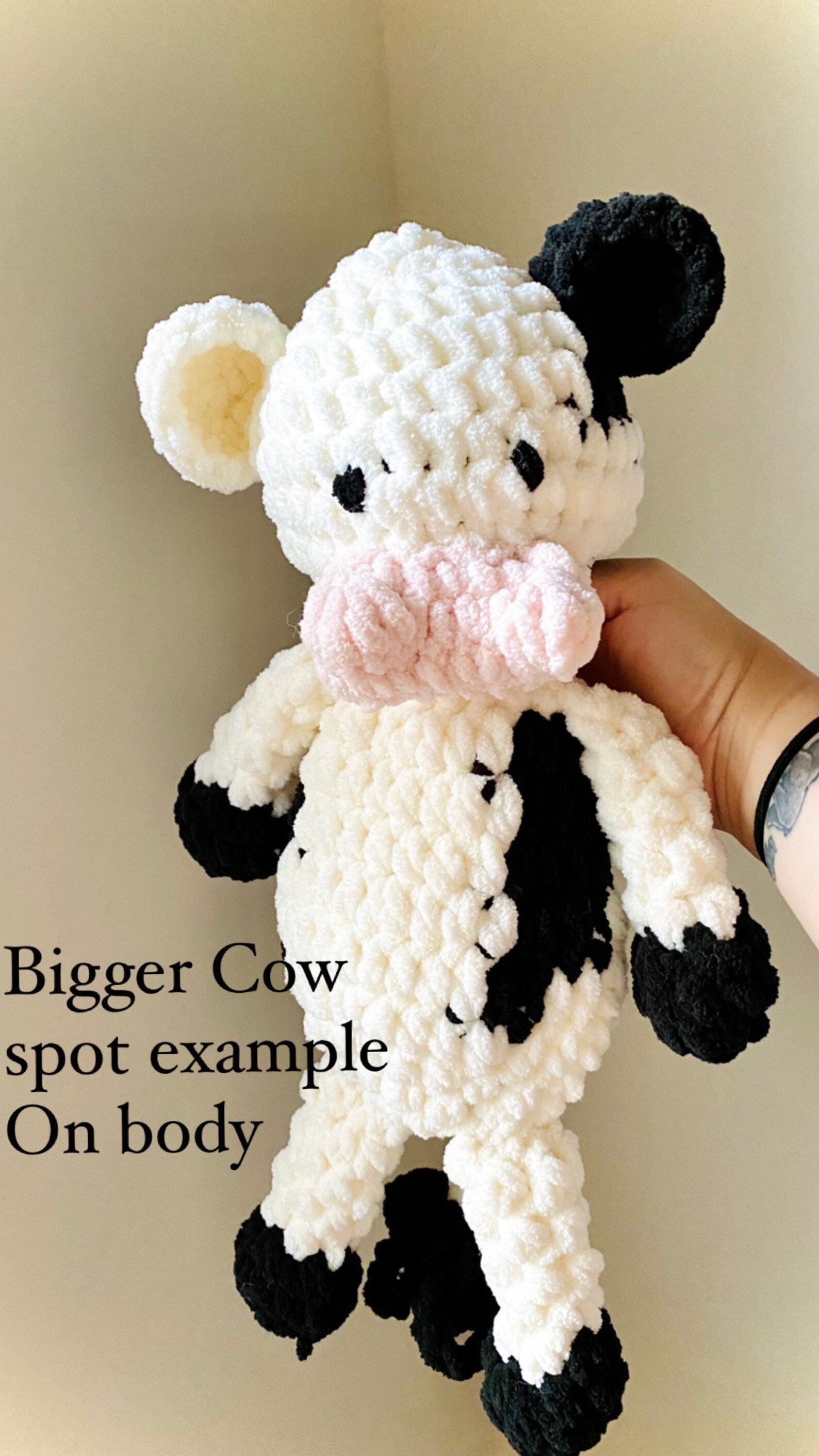 Milkie the Cow Rag Doll Farm Nursery Decor Plush Cow - Etsy