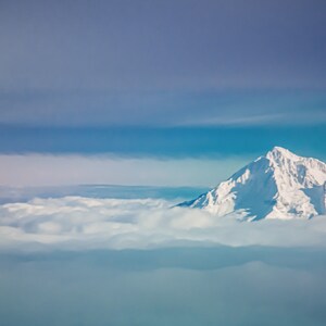Mt. Hood Through the Clouds