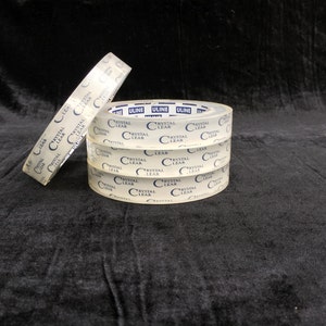 Cinta protectora transparente de 3/4&quot; - Cinta para hula hoop - Cinta para manualidades - 72 yardas - 2,2 milésimas de pulgada de grosor