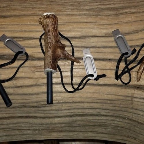 Fire Starter Antler Fire Starter Camping Gift for Him Etsy