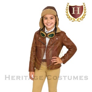 Amelia Earhart Children&#39;s Aviator Costume, Inspired by Night at the Museum.