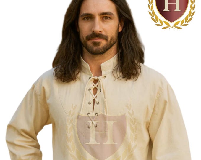 Medieval Lace-up Pirate Shirt