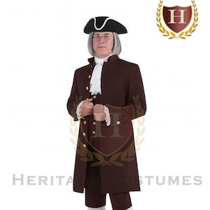 Walk Through History in Our Adult Benjamin Franklin &quot;The First American&quot; Patriotic and Historical Figures Costume, Theatrical Quality Attire