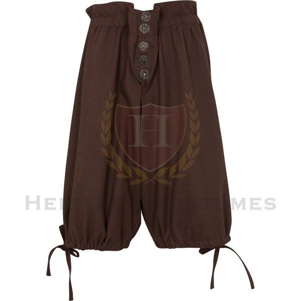 Pirate Wide Leg Breeches, Buccaneer Trousers, Swashbuckler Pants