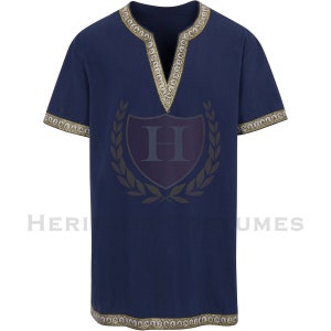 Men&#39;s Medieval Tunic, Viking Kyrtill , Mens Viking Clothing