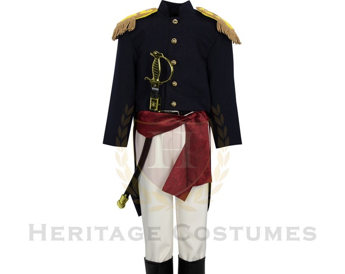 Children's Colonel William Travis Military Uniform