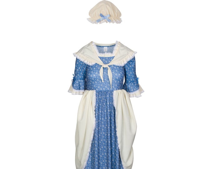 Colonial Girls Day Dress Costume