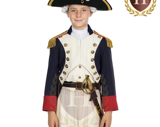 Children's Marquis De Lafayette Uniform