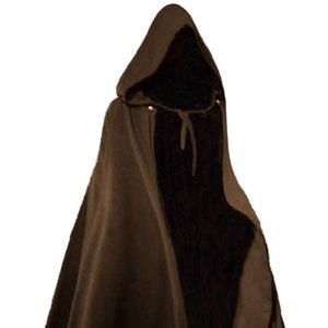 Hooded Medieval Travelers Cloak