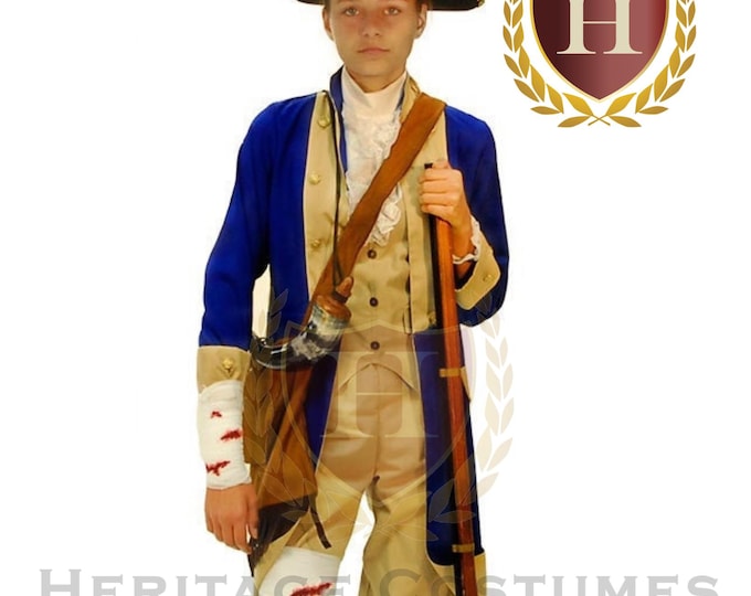 Deborah Sampson Colonial Girls' Revolutionary War Uniform Costume