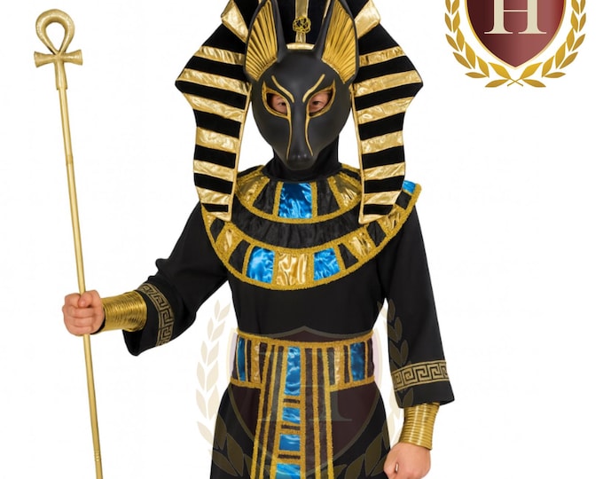 Children's Anubis Egyptian God Costume – Egyptian God of the Afterlife