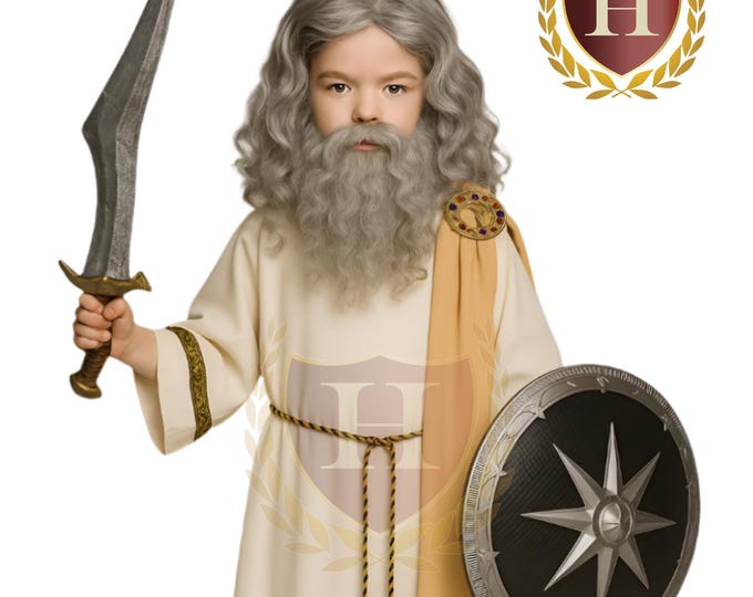Zeus/Jupiter Costume for Kids – Greek & Roman Mythology Outfit