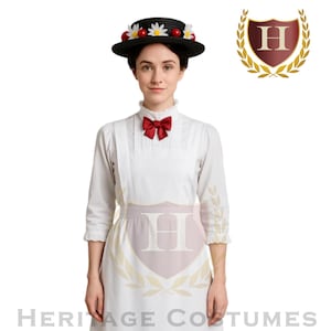 Merry Proper Victorian British Nanny Costume