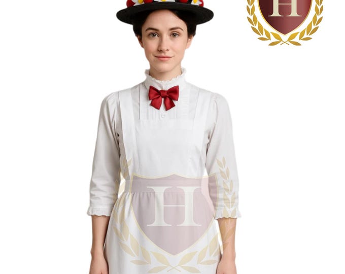 Merry Proper Victorian British Nanny Costume