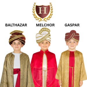 Biblical Magi Children&#39;s Costume – Three Wise Men, Kings from the East Nativity Outfits