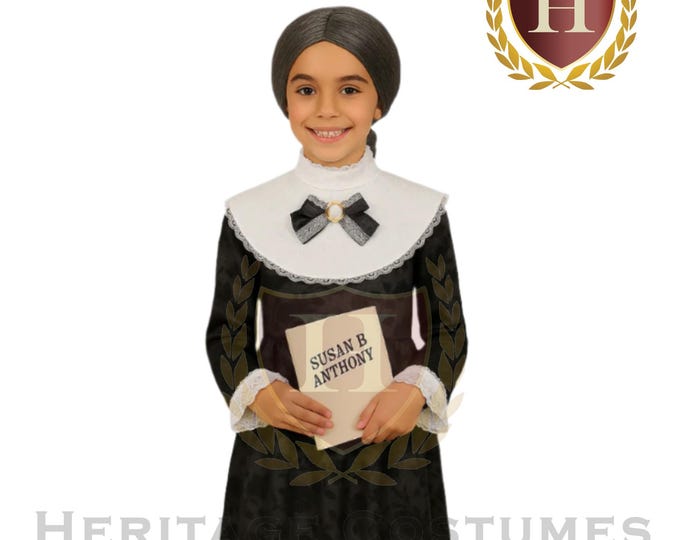 Susan B Anthony Children's Victorian Costume, Victorian Period Dress