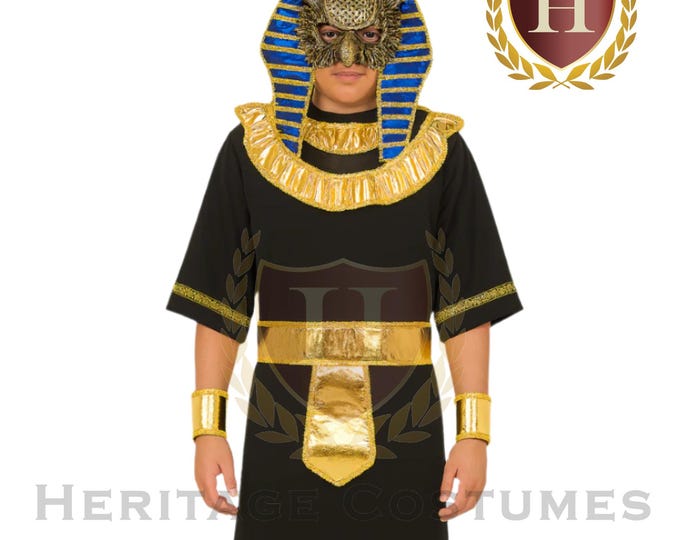 Children's Horus Egyptian God Costume – Falcon-Headed Sky Deity Outfit